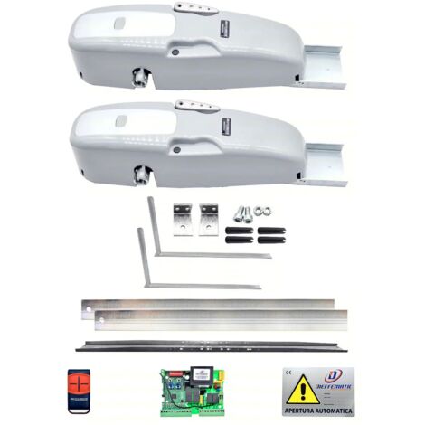 Kit Rocket 2 Motori Porta Basculante Contrappeso Bracci Dritti 230v No Saldature