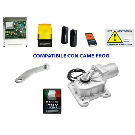 Kit Cromo 24v Automazione Per Cancello Battente Interrato Si Adatta A Came Frog