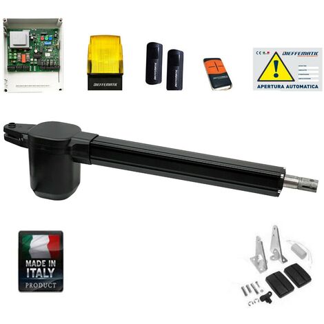 KIT APRICANCELLO FAAC GENIUS GB300 230V PER CANCELLI 2 ANTE CON 4  TELECOMANDI MAX 3m PER ANTA