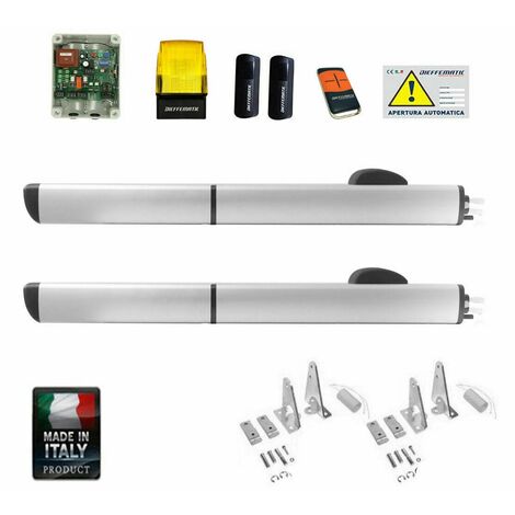 Kit Completo Automazione Apri Cancello Battente 2 Ante Max 6 M Idraulico Ph1 390