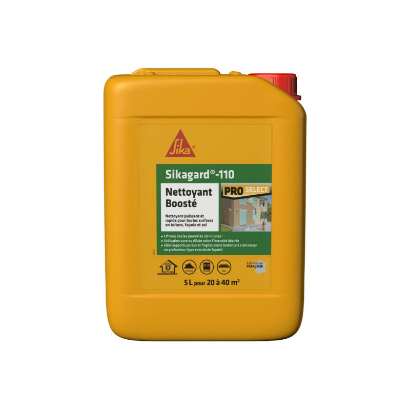 Tratamiento algicida y fungicida SIKA - Sikagard-126 Stop Red - 20L