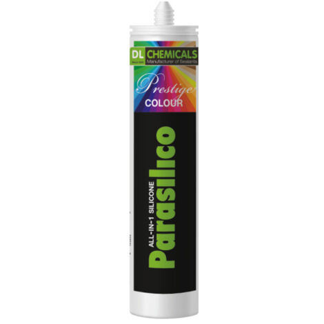Sellador de silicona Parasilico DL CHEMICALS Prestige Color - Ocre - RAL 8001 - 300ml