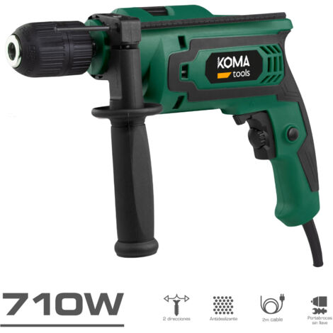 Taladro de percusión con cable KOMA TOOLS - 710W (1/4)