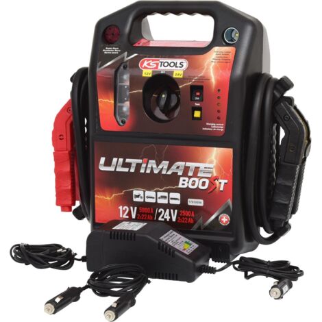 Refuerzo de batería KS TOOLS Ultimate Boost - 12/24V - 5000/2500A - 550.1820