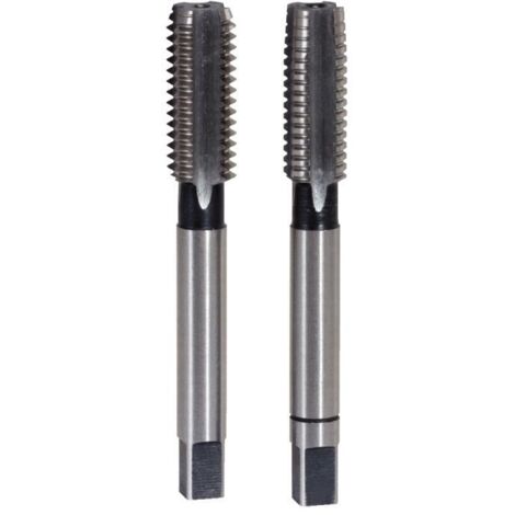 Juego de machos de roscar manuales KS TOOLS HSS - MF14 x 1 mm - Desbaste y acabado - 2 piezas - 331.1115
