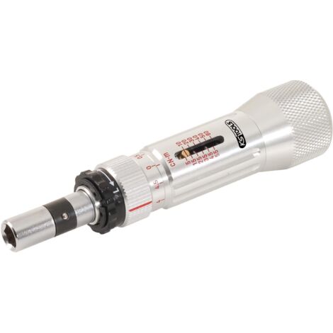 Destornilladores dinamométricos KS TOOLS - Con nonio - 1/4 pulgada - 157 mm - 516.3225