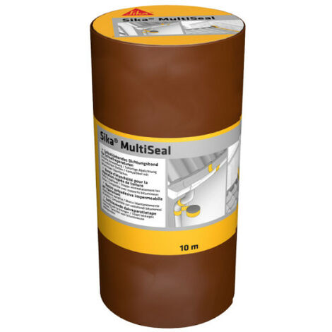 Sika Multiseal - Banda de sellado bituminoso, rollo de 10 m x 300 mm - Tierra cocida