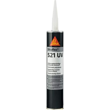 Sikaflex 521 UV Adhesivo sellador resistente a la interperie 300 cm Color Gris