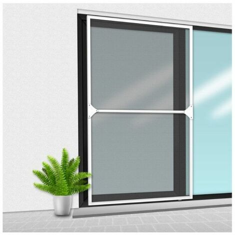 Veranda mosquitera CONFORTEX sobre marco para ventana corredera - 150 x 220  cm - Blanco
