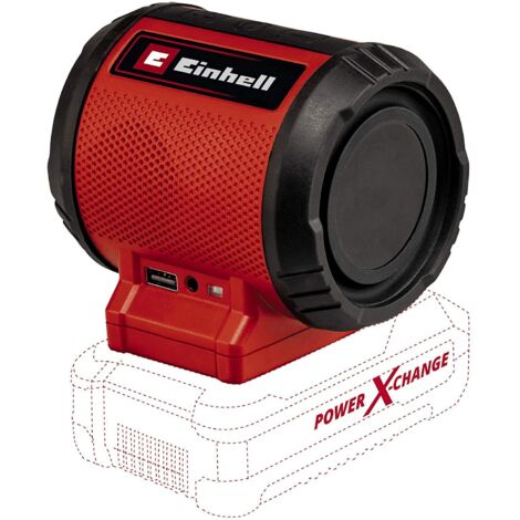 Altavoz inalámbrico EINHELL 18V Power X-Change - Sin batería ni cargador - TC-SR 18 Li BT - Solo