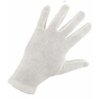 los guantes blancos de algodón tamaño XL / 10 EP 4150