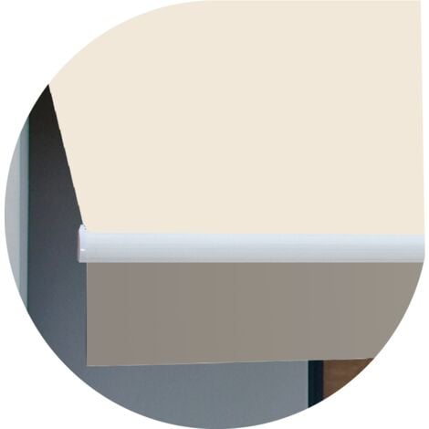Smartsun Store Banne Manuel 3x2 - Toile Polyester Retractable - Terrasse Balcon Jardin - Sans Coffre - Écru