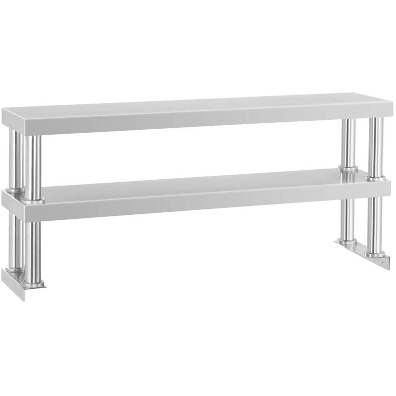 Estantería De Acero para mesa hostelería modular largo 120cm carga 30kg royal catering rcer 120 2