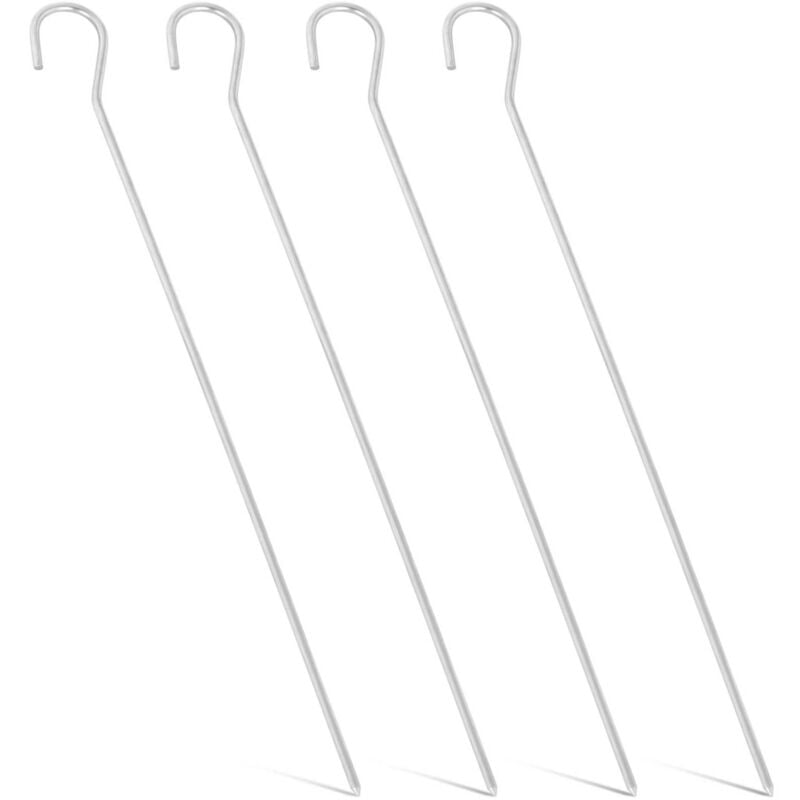 Pinchos Para Brocheta Accesorios Horno Halógeno De Convección Acero Inox. 4 Uds