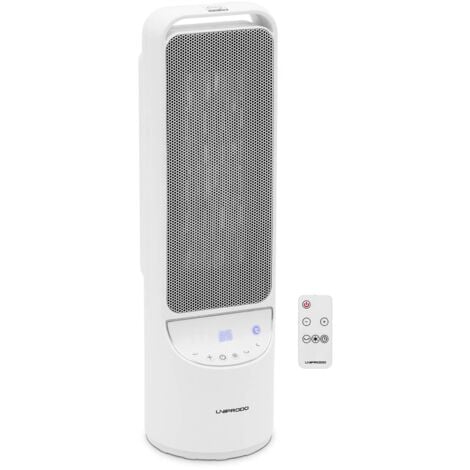HJM Emisor térmico móvil de bajo consumo ALEA 1500 W, Pantalla LCD  Programable