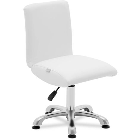 Silla de Escritorio Giratoria de Plástico Blanco Wells