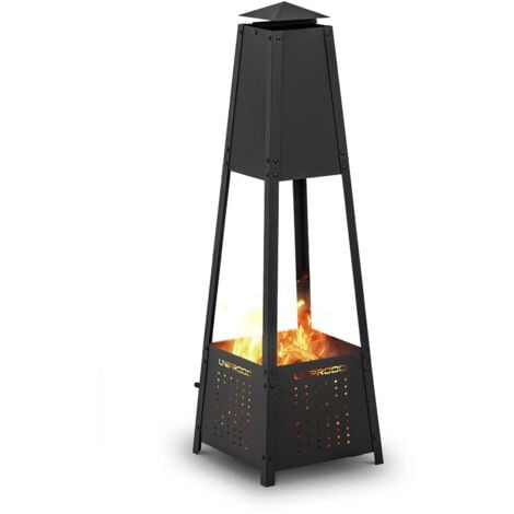 VEVOR Brasero Exterior 45×39×10 Calentador de Fuego Carbón para Barbacoa