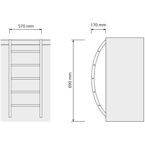 Toallero De Pared Baño Soporte Para Toallas Material Para Montaje