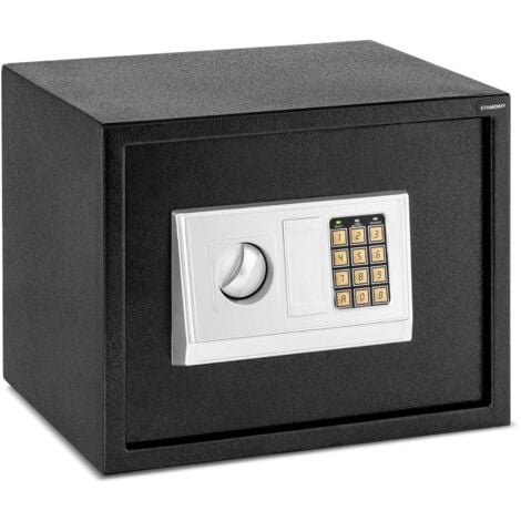 Caja Fuerte Electrónica De Seguridad Cerradura Combinación 2 Llaves  38x30x30cm