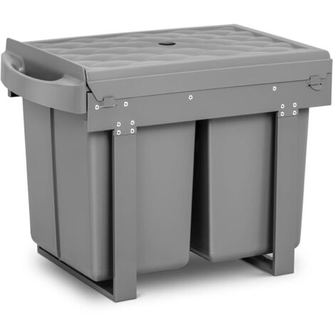 Cubos de reciclaje / basura de 2 o 3 compartimentos extraibles