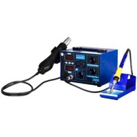 Estación Soldadura 730 W Cautín Para Soldar + Pistola De Aire 650 W 200-480 °C
