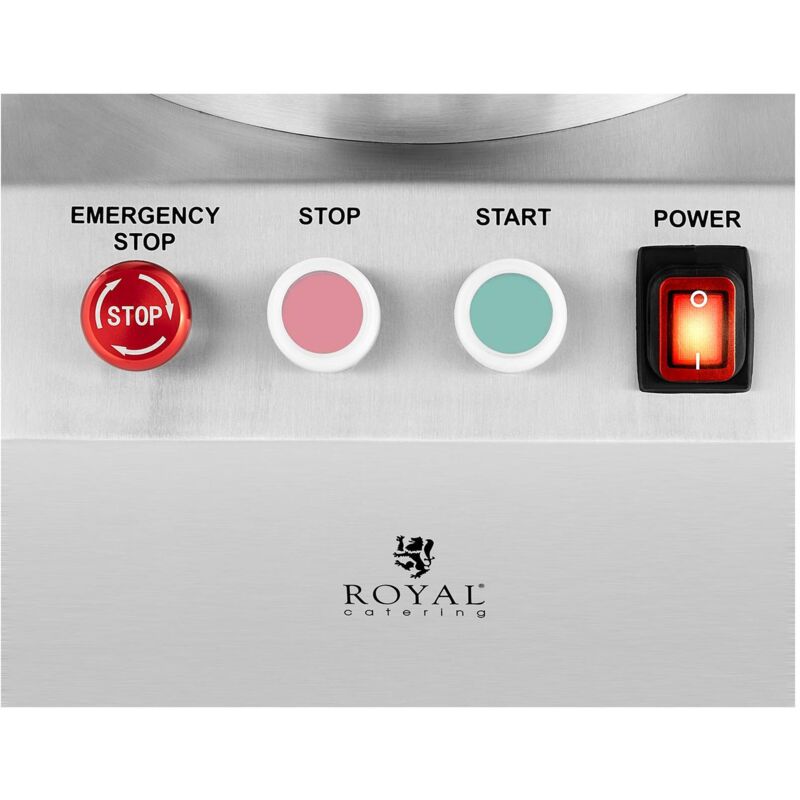 Royal Catering Tritatutto Multifunzione Da Cucina Elettrico Frullatore  Professionale RCBC-5 (5 L, 800 W, 1500 giri/min, Acciaio Inox)