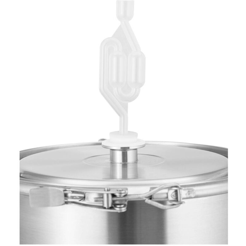 Royal Catering Distillatore Oli Essenziali e Acqua RCAD 20B (Acciaio Inox,  30-110 °C, 2000 W, 20 Litri, Diametro 250 mm)