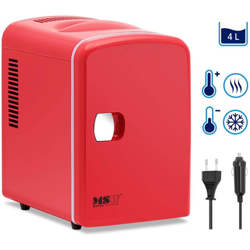 Mini frigo 12 V / 230 V - 2 in 1 con funzione di mantenimento del calore -  4 L - Blu