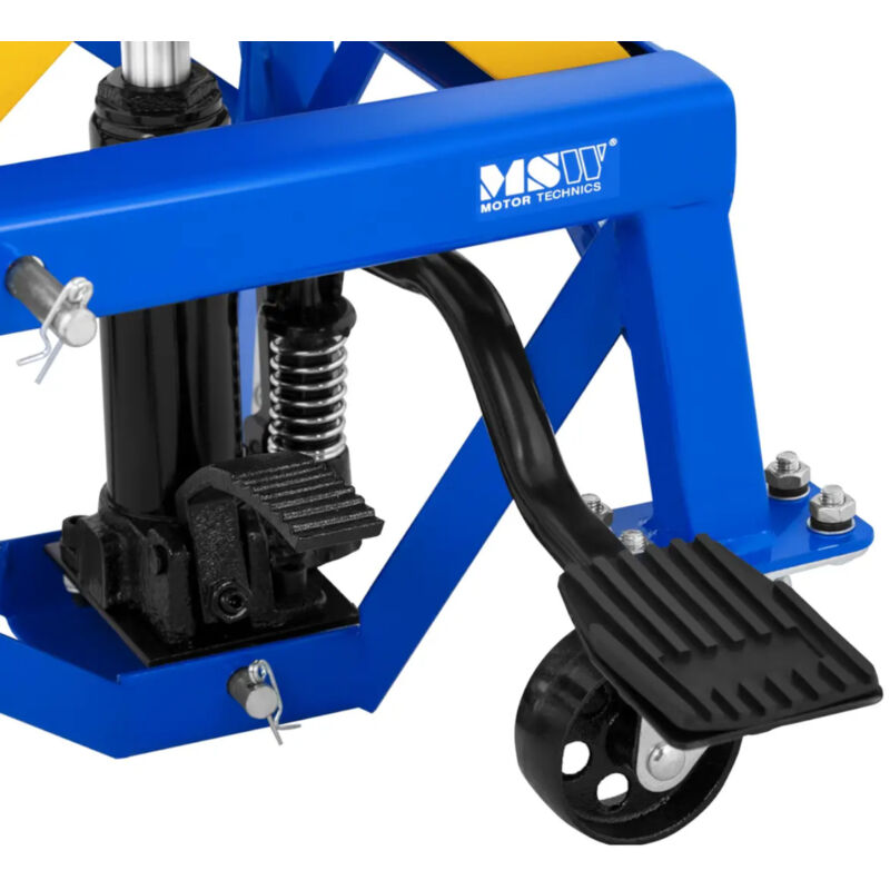 Cavalletto Idraulico Per Moto - Sollevatore Pieghevole Con Carico Massimo 150kg - Foto 5