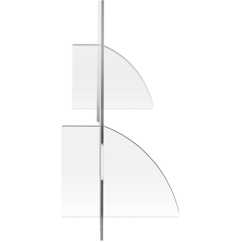 Parafiato o pannello separatore in plexiglass trasparente 5 mm -  dimensioni: 70xh70 cm