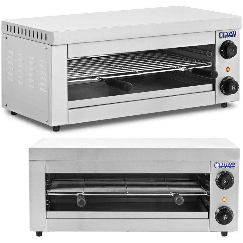 Salamandra Elettrica Royal Catering RCPES-280 - Tostiera Professionale 2500W, Acciaio Inox, 50-300°C - Foto 11