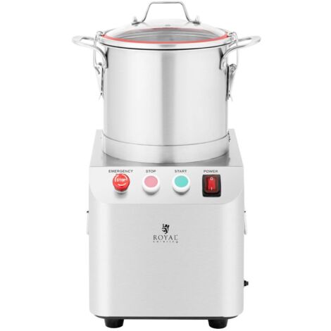 Tritatutto Professionale Acciaio Inox Alluminio 1400 giri/min 10 L