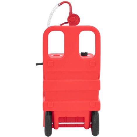 Serbatoio Carburante Fisso Per Barche - 42 Litri, In Polietilene - Arancione, Con Boccaporto - Foto 4