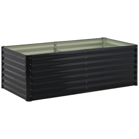 Fioriera Metallica Veradek Serie Metallic | Vaso In Acciaio Zincato