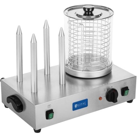 Cuoci Hot Dog Con 4 Barre Per Tostare Il Pane 2 X 300 W 30 Wurstel