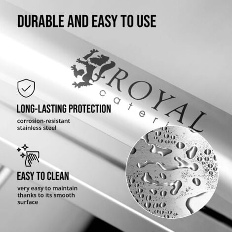 Carrello Inox Di Servizio Per Cucina In Acciaio Ruote 2 Ripiani Fino A 150 Kg