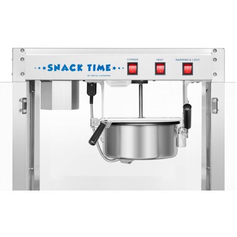 Macchina Per Popcorn Pop Corn In Acciaio Inox 1350 Watt Fino A 6 Kg/H -  Paletta