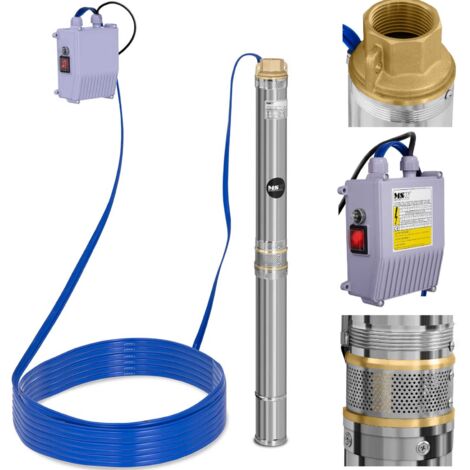Pompa Sommersa MSW Per Pozzo - 3800 L/h, 370 W, Acciaio Inox, Max 37 M, Comando Inclusso - Foto 11