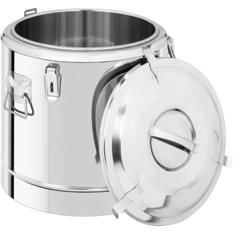 Set 3 Contenitori In Acciaio Inox 32.6x17.8x6.5 Cm - Con Coperchio Per Alimenti Resistente Al Calore - Foto 9
