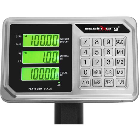 Bilancia A Piattaforma Steinberg SBS-PF-60/10A - 60 Kg, 10 G Precisione, Per Uso Professionale - Foto 8