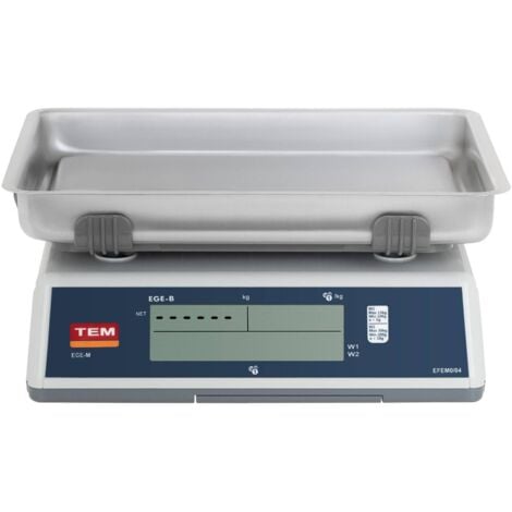 Bilancia Da Banco Prezzatrice Tarata Per Commercio Mercato 30 kg/10 g Duale  LCD