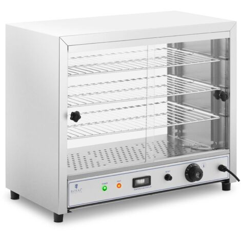 Vetrina Riscaldata A Due Ripiani - 554x376x432 Mm, 230V, 400W, Per Esposizione Cibi Caldi - Foto 8