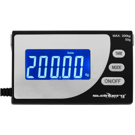 Bilancia pesapacchi digitale LCD 150 kg / 50 g