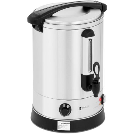 Café Ole Bollitore A Doppia Parete In Acciaio Inox Con Coperchio A Cerniera