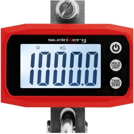 Bilancia a gancio Bilancia sospesa 1000 kg / 100 g Display LCD