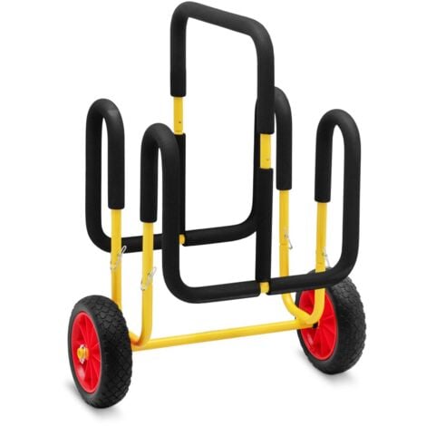 Set di 4 pattini per pneumatici in metallo con rotelle bloccabili maniglia,  Set di car lift dolly per auto Grigio - Costway