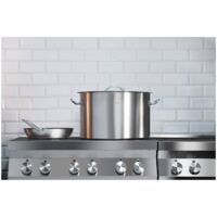 Acciaio Inox, 32 L, Fondo 5 mm Royal Catering Pentola Per Induzione Pentola Acciaio Inox RCST-32E 