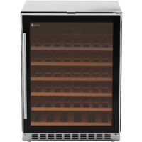 Cantinetta frigo per vino - 135 L - Nera, argento - Royal Catering