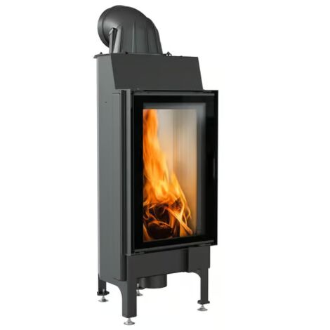 BRICOSOL Chimenea de leña de acero KRATKI NADIA 9 kW Ø 200