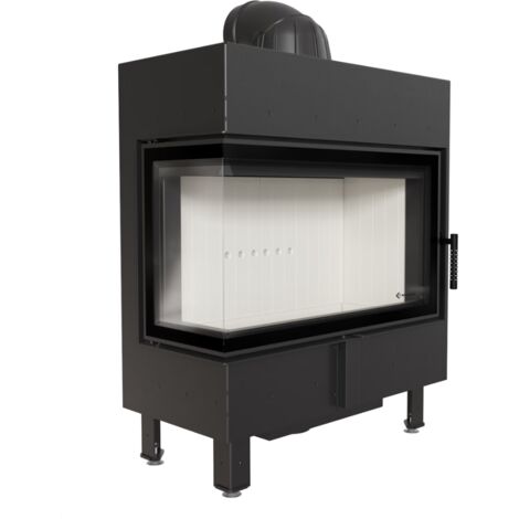Inserto para chimenea LUCY 14 BS cristal en el lado izquierdo (1/5)